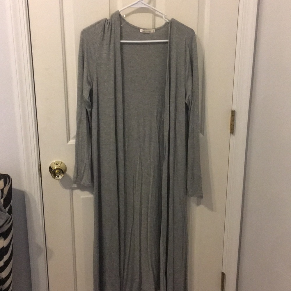 Lightweight duster cardigan